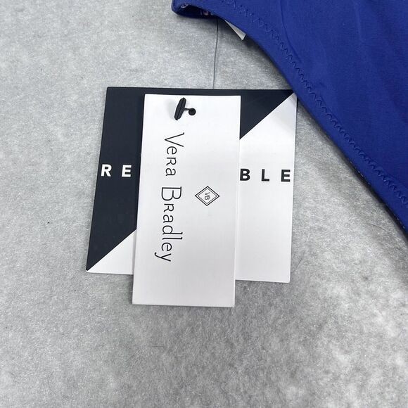 Vera Bradley Swim Bottom X-Large 16/18 Blue White Reversible Bikini Swimsuit NWT - Picture 6 of 9